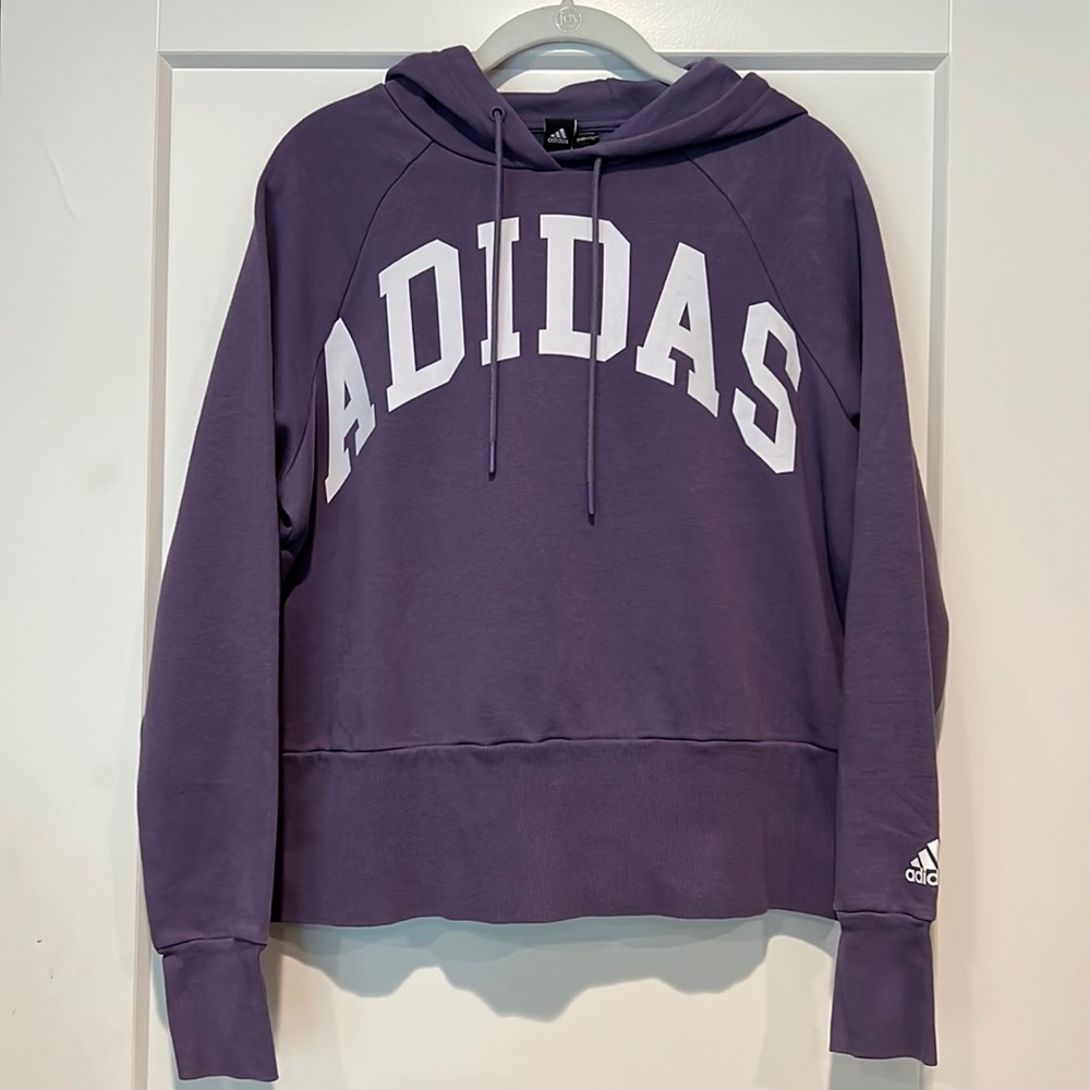 Adidas Crop Hoodie EUC